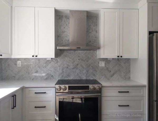 White built-ins Markham