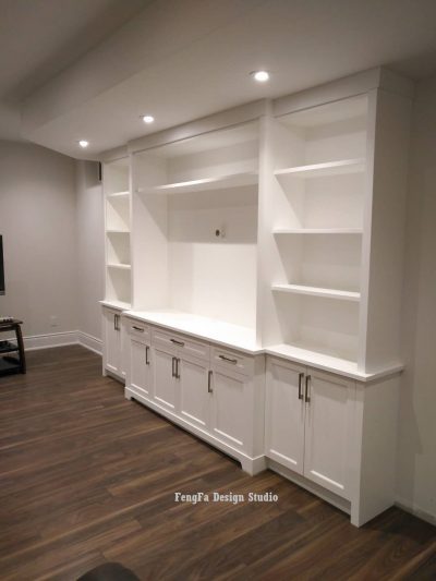 White built-ins Design