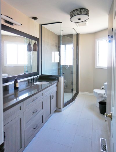 High gloss vanity Vaughan