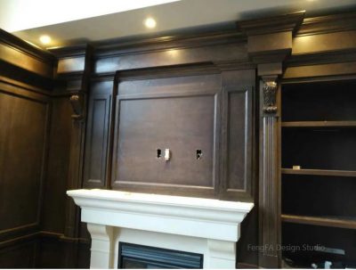 Dark cabinets Vaughan