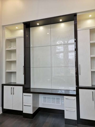 White vanity Design