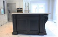 Black cabinets Vaughan