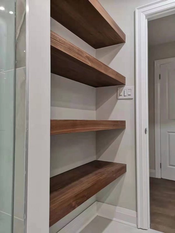 toronto custom bath shelving
