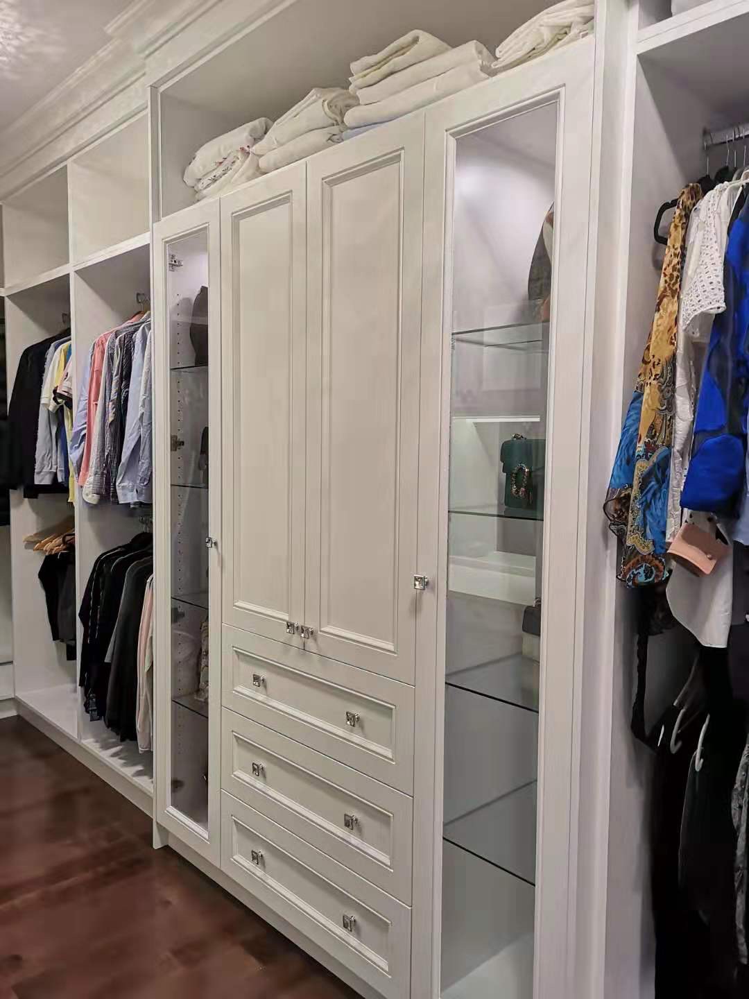 Open Top Storage and Duo Level Cloth Hanging Racks