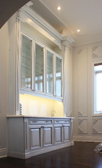 Classic maple glazed with tempered glass 10ft high