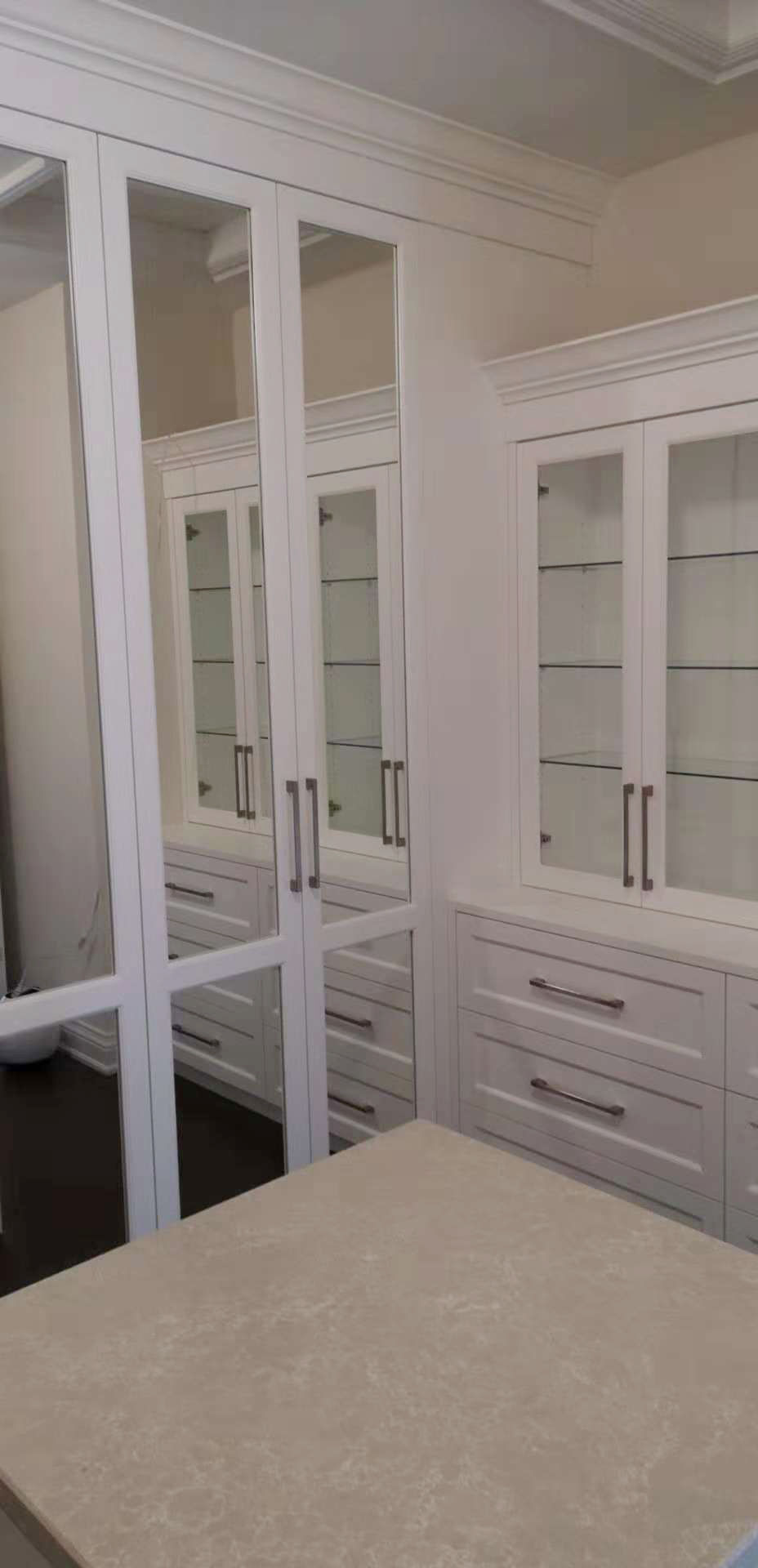 Duo Level Cabinetry for more Functionality