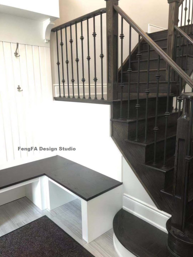 Customized Sitting Stool with Shoe Storage Underneath