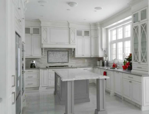 Transitional/Traditional Kitchen Featuring Fish Door Cabinets and Floor to Ceiling Kitchen Design