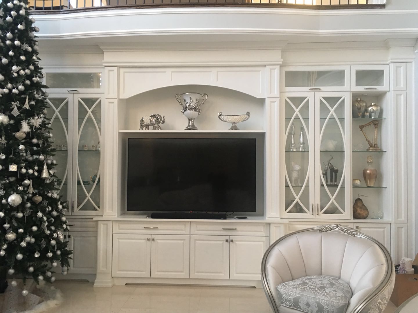 Stouffville wall unit transitional design