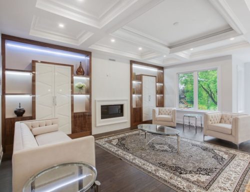 Family room modern style wall unit