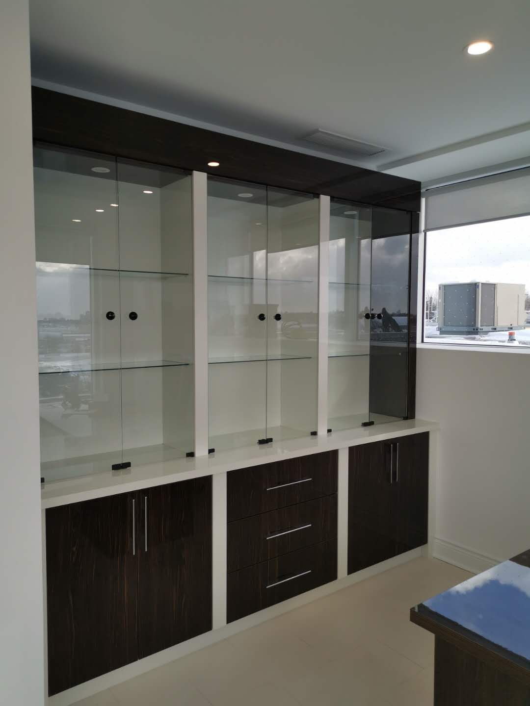 Glass Shelving Cabinetry