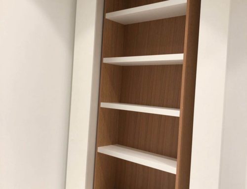 hiding door with cabinet