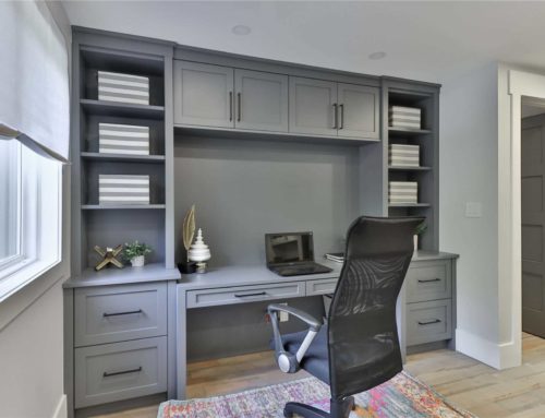 Grey Bookshelf
