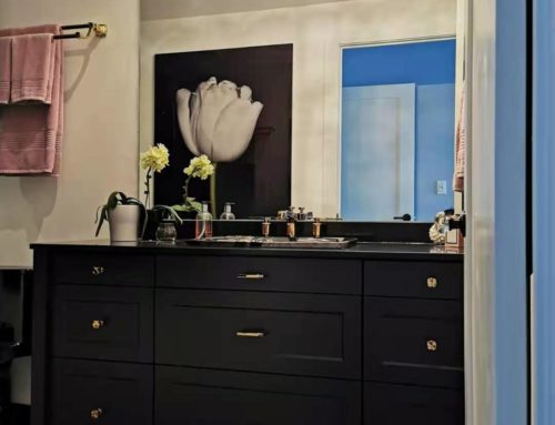 Modern Black Vanity