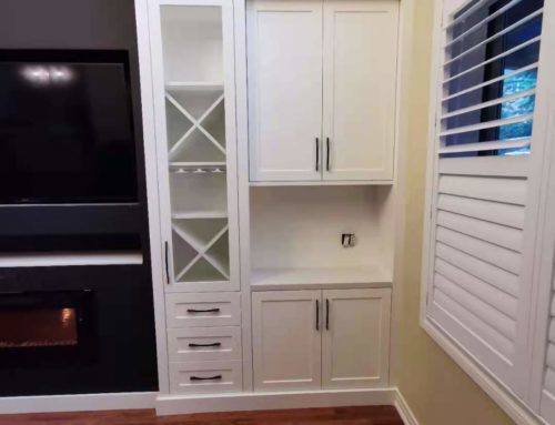 Wall Unit for Built-in Fireplace and TV