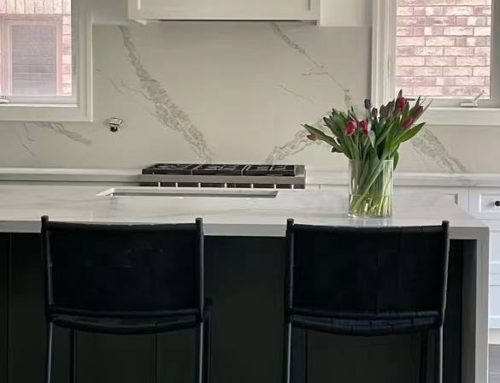 Painted MDF Modern kitch with white melamine walk-in pantry