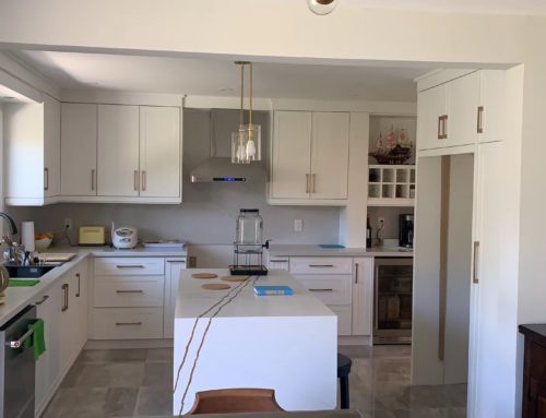 Modern-designed painted MDF kitchen